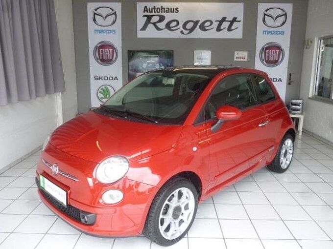 Fiat 500 Sport Multif.Lenkrad Klima CD USB MP3 ESP Fr